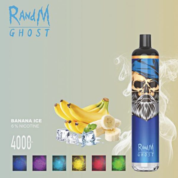 RandM Ghost Disposable Vape Pod Device Wholesale (RGB Lights 4000 Puffs) - Image 12