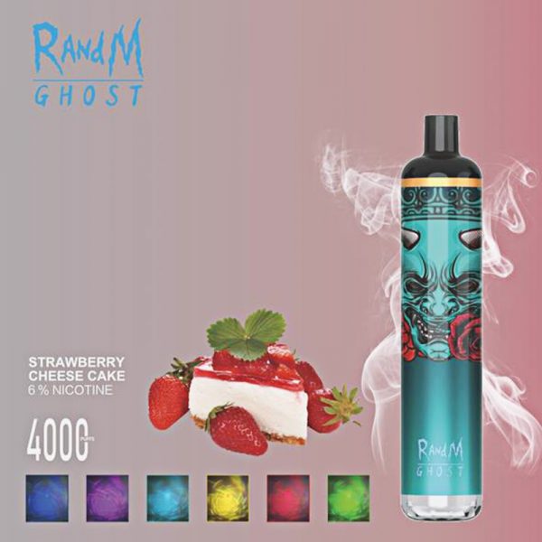 RandM Ghost Disposable Vape Pod Device Wholesale (RGB Lights 4000 Puffs) - Image 7