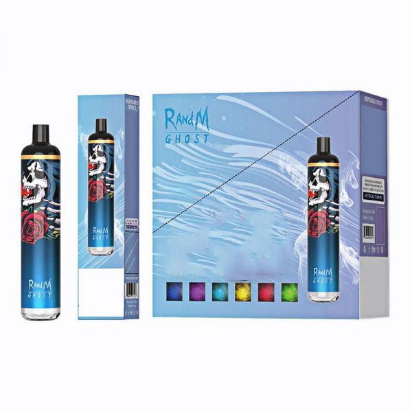 RandM Ghost Disposable Vape Pod Device Wholesale (RGB Lights 4000 Puffs) - Image 2