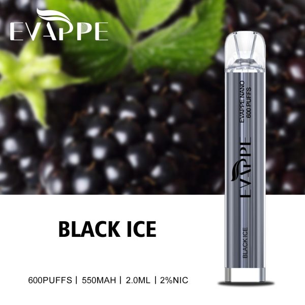 New Vape 600 Puffs Evappe Nano 20mg Nicotine Salt (2%) E-Liquid Disposable E Cigarette - Image 4