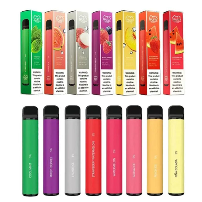 E Cigarette Factory Wholesale Disposable Vape Pen Vaporizer Puff XXL Puff Bar Puff Plus 70 Flavours