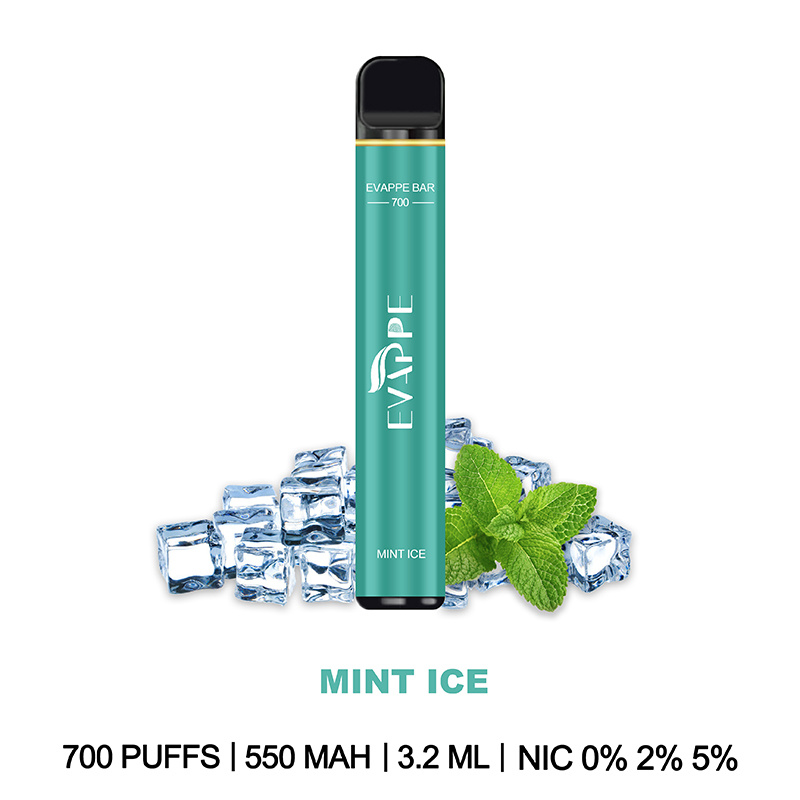 Various Flavours Multiple Colors 0% 2% 5% Nic Evappe Bar 700 Puffs Vape Pod Puff Plus Puff Bar Plus Elux