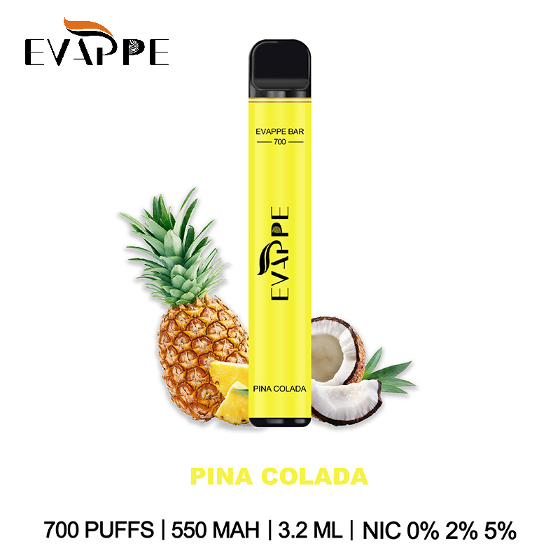 Factory Price High Quatity 800 Puff Ecigarette Pod Disposable Vape 0% 2% 5% Nic Evappe Bar Elfbar Wholesale Elux