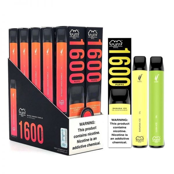 Electronic Cigarette Disposable Vape Puff Bar XXL Puff XXL 1600 43 Flavors - Image 5