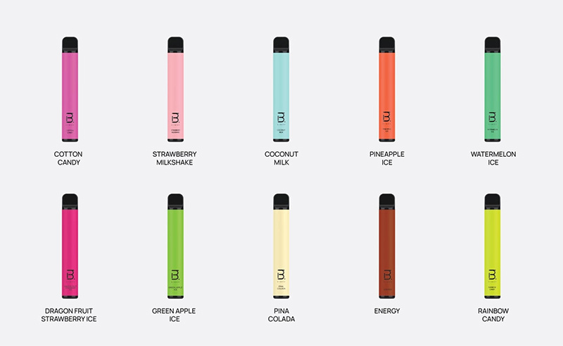 Wholesale Bmor E-Motion 900 Puffs Disposable Vape Pen Fruit Flavor Electronic Cigarette Pod