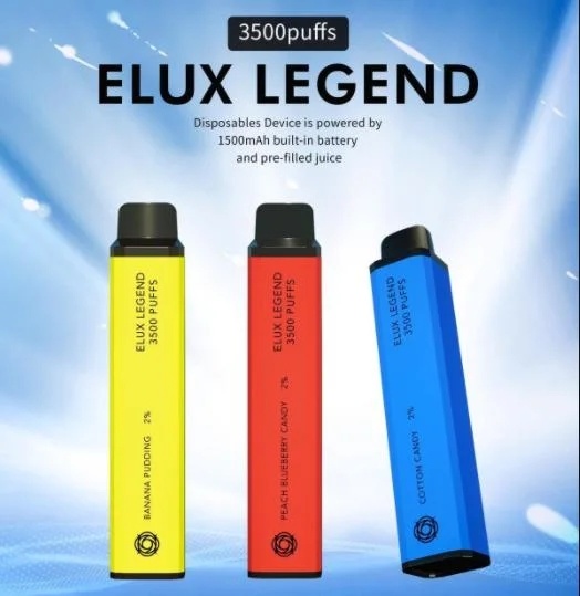 Wholesale Hot Sale Atomizer Elux Legend 2% Nicotine 3500 Puffs Disposable Pod Vape